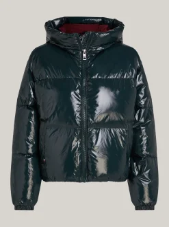 Kurtki & Płaszcze*Tommy Hilfiger Nieprzemakalna Kurtka Puchowa MILITARY DENIM