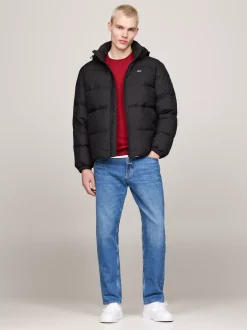 Kurtki & Płaszcze*Tommy Hilfiger Nieprzemakalna Kurtka Z Puchowym Wypełnieniem BLACK
