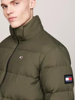 Kurtki & Płaszcze*Tommy Hilfiger Nieprzemakalna Kurtka Z Puchowym Wypełnieniem FATIGUE GREEN