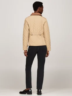 Kurtki & Płaszcze*Tommy Hilfiger Nieprzemakalna Kurtka Z Pikowaniem CLASSIC KHAKI