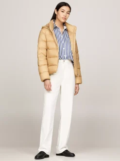 Kurtki & Płaszcze*Tommy Hilfiger Nieprzemakalna Kurtka Z Puchowym Wypełnieniem CLASSIC KHAKI