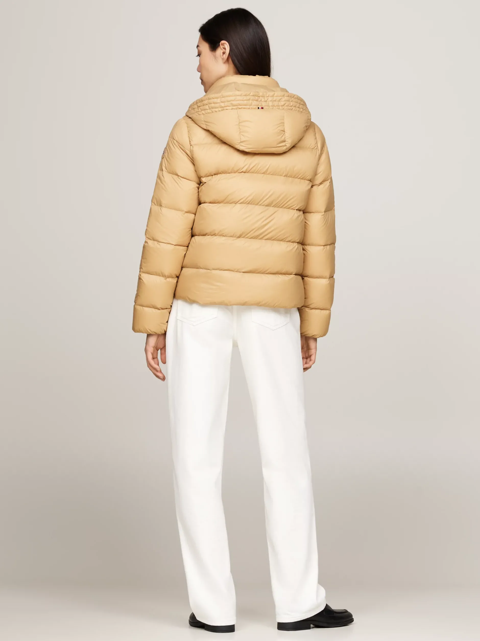 Kurtki & Płaszcze*Tommy Hilfiger Nieprzemakalna Kurtka Z Puchowym Wypełnieniem CLASSIC KHAKI