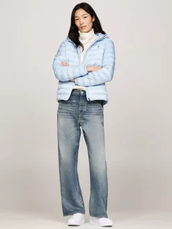 Kurtki & Płaszcze*Tommy Hilfiger Nieprzemakalna Ocieplana Kurtka BREEZY BLUE
