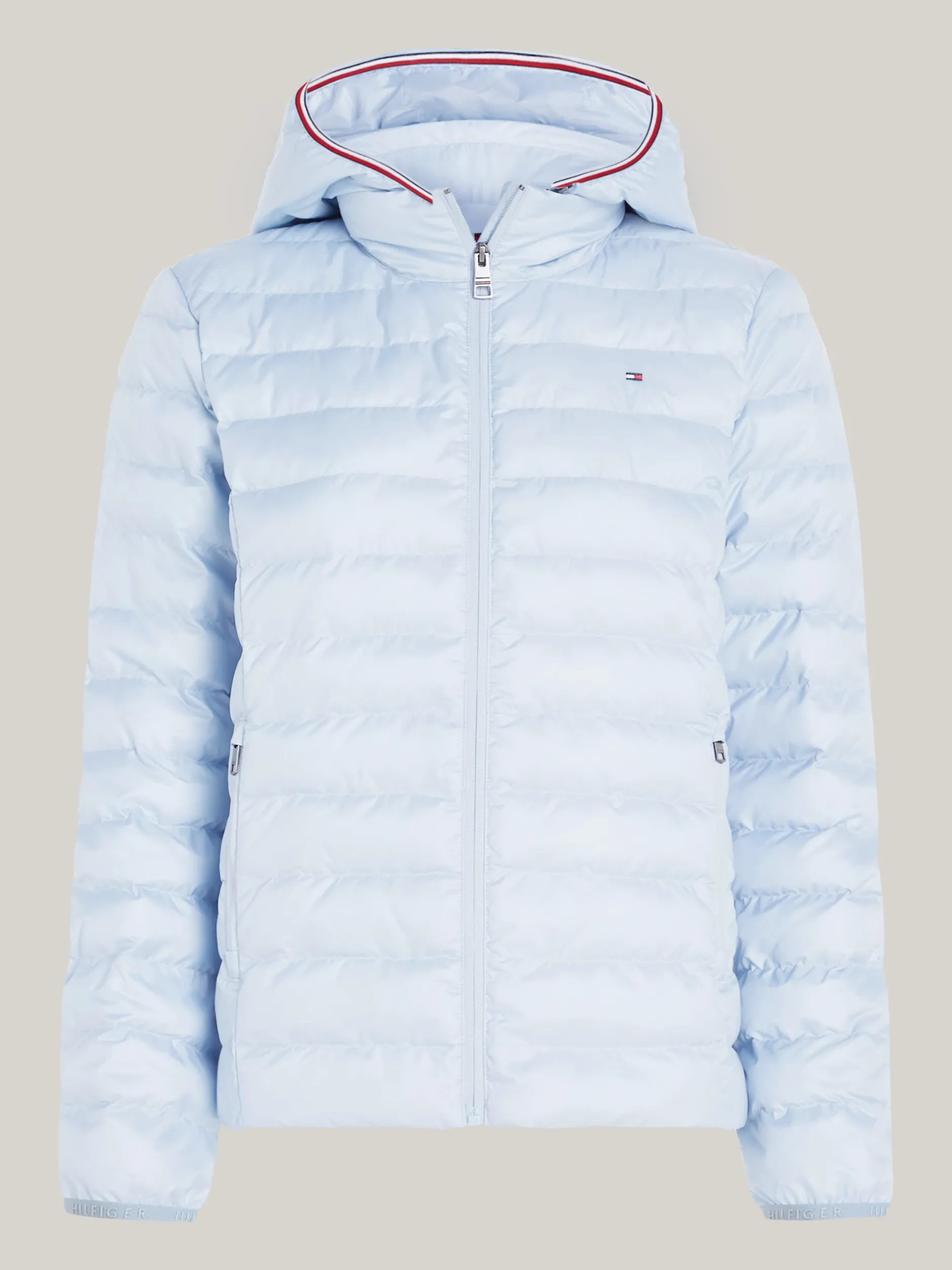 Kurtki & Płaszcze*Tommy Hilfiger Nieprzemakalna Ocieplana Kurtka BREEZY BLUE