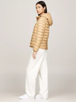 Kurtki & Płaszcze*Tommy Hilfiger Nieprzemakalna Ocieplana Kurtka CLASSIC KHAKI