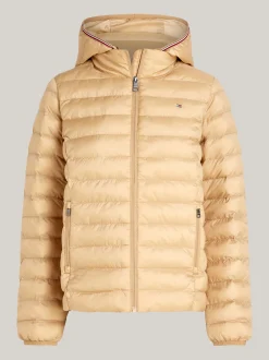 Kurtki & Płaszcze*Tommy Hilfiger Nieprzemakalna Ocieplana Kurtka CLASSIC KHAKI