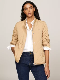 Kurtki & Płaszcze*Tommy Hilfiger Nieprzemakalna Ocieplana Kurtka Bomber CLASSIC KHAKI