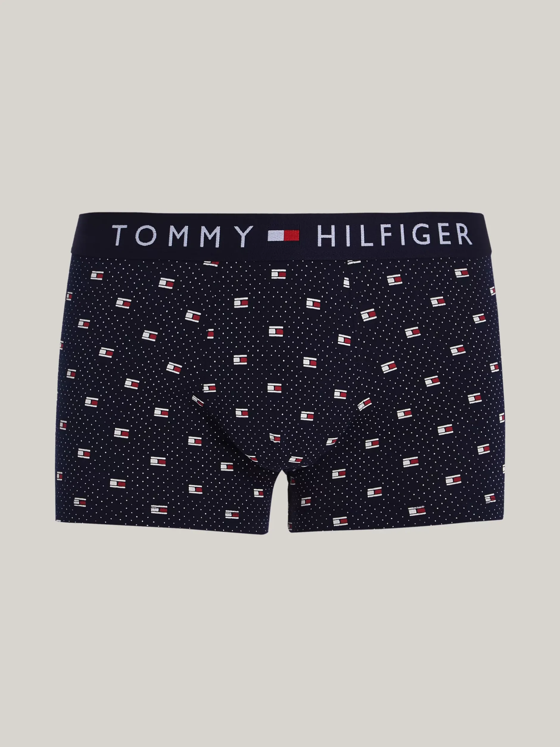 Kąpielówki|Bielizna*Tommy Hilfiger Obcisłe Bokserki TH Original Z Nadrukiem POLKA DOT FLAG GEO DESERT SKY