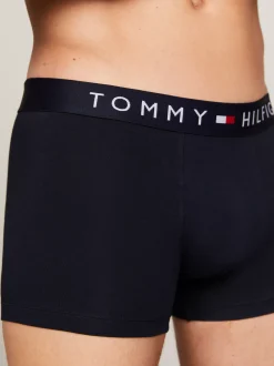 Kąpielówki|Bielizna*Tommy Hilfiger Obcisłe Bokserki TH Original Z Logo Na Pasku DESERT SKY
