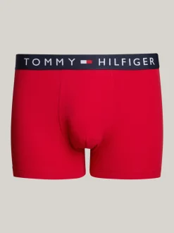 Kąpielówki|Bielizna*Tommy Hilfiger Obcisłe Bokserki TH Original Z Logo Na Pasku PRIMARY RED