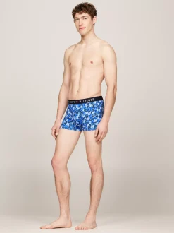 Kąpielówki|Bielizna*Tommy Hilfiger Obcisłe Bokserki TH Original Z Nadrukiem TH SPELL OUT BLUE SPELL