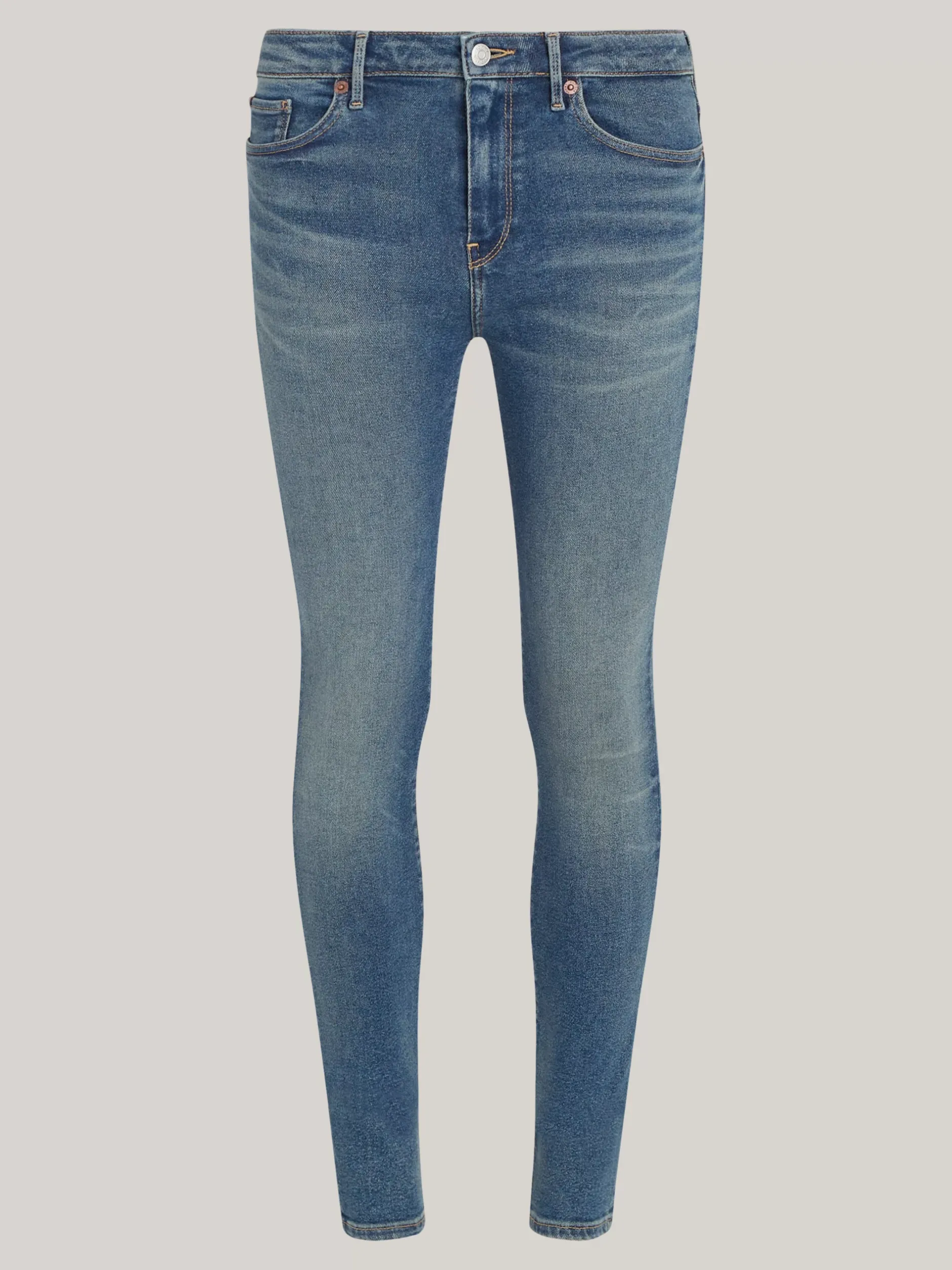 Jeansy*Tommy Hilfiger Obcisłe Jeansy Como Ze średnim Stanem ANNE