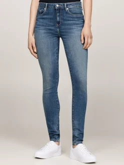 Jeansy*Tommy Hilfiger Obcisłe Jeansy Como Ze średnim Stanem PAT