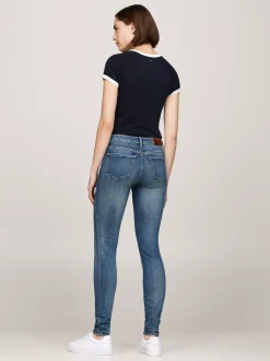 Jeansy*Tommy Hilfiger Obcisłe Jeansy Como Ze średnim Stanem PAT