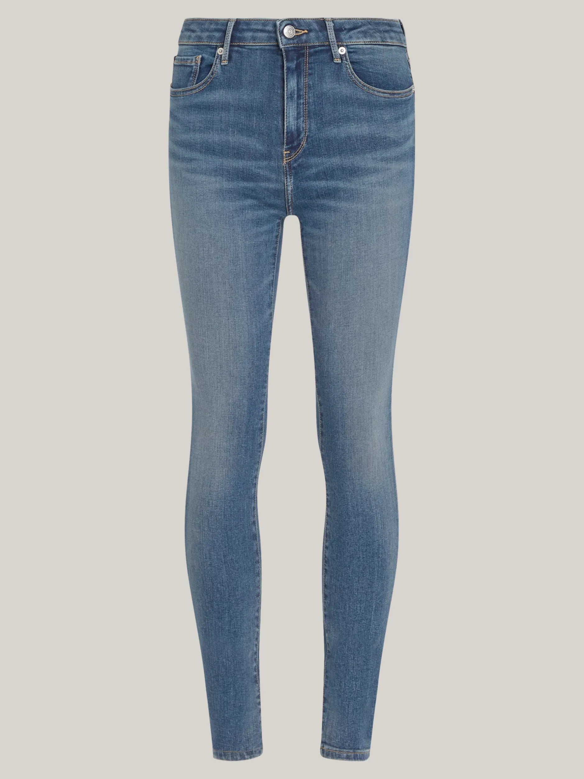Jeansy*Tommy Hilfiger Obcisłe Jeansy Como Ze średnim Stanem PAT