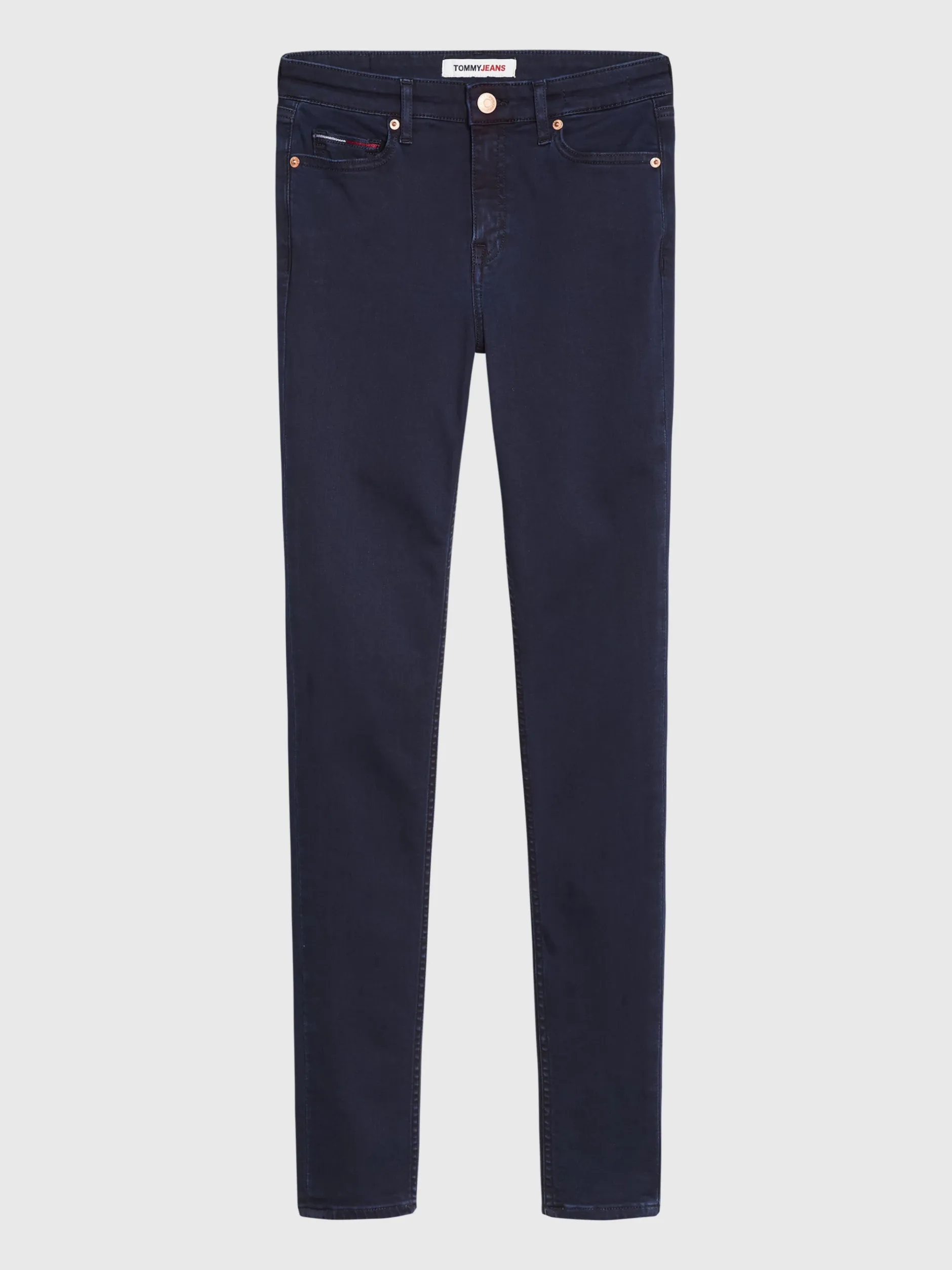 Jeansy*Tommy Hilfiger Obcisłe Jeansy Nora Ze średnim Stanem AVENUE DARK BLUE STRETCH