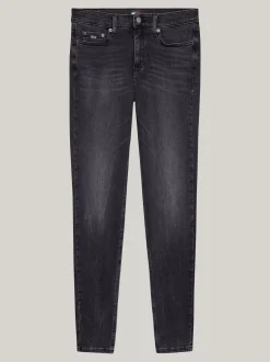 Jeansy*Tommy Hilfiger Obcisłe Jeansy Nora Ze średnim Stanem DENIM BLACK