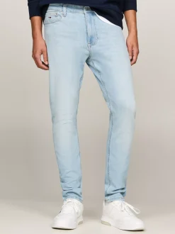 Jeansy*Tommy Hilfiger Obcisłe Jeansy Simon Z Efektem Wyblaknięcia DENIM LIGHT