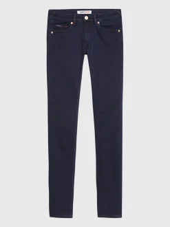 Jeansy*Tommy Hilfiger Obcisłe Jeansy Sophie Z Niskim Stanem AVENUE DARK BLUE STRETCH