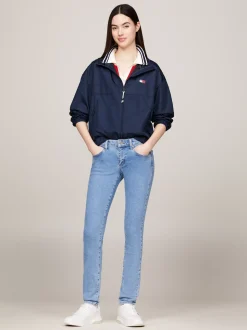 Jeansy*Tommy Hilfiger Obcisłe Jeansy Sophie Z Niskim Stanem DENIM MEDIUM