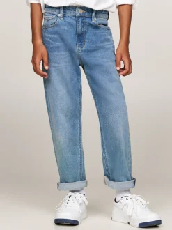 Jeansy*Tommy Hilfiger Obszerne Jeansy Z Efektem Wyblaknięcia LTUSED