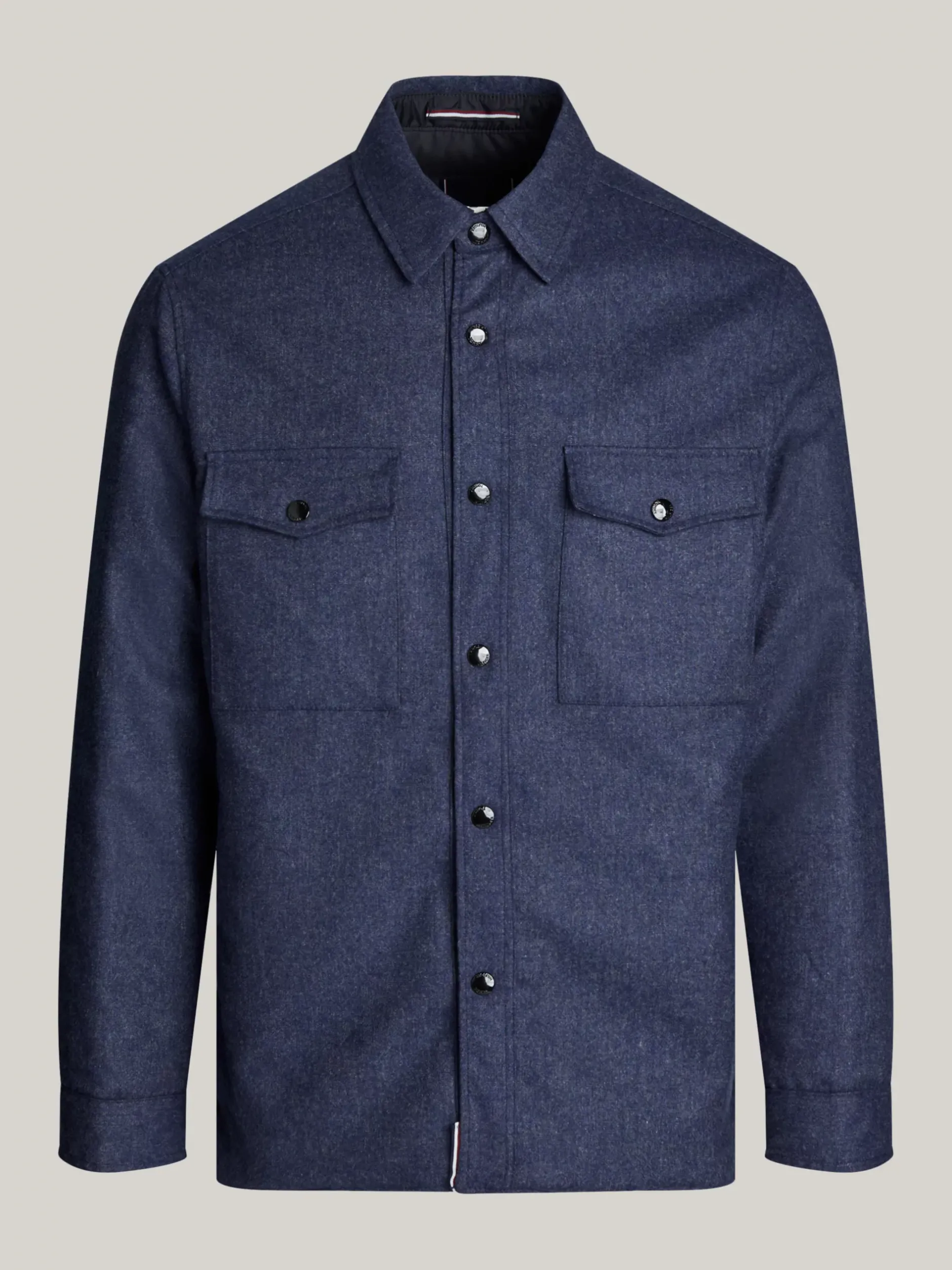 Garnitury I Kostiumy|Kurtki & Płaszcze*Tommy Hilfiger Ocieplana Flanelowa Kurtka Koszulowa BLUE