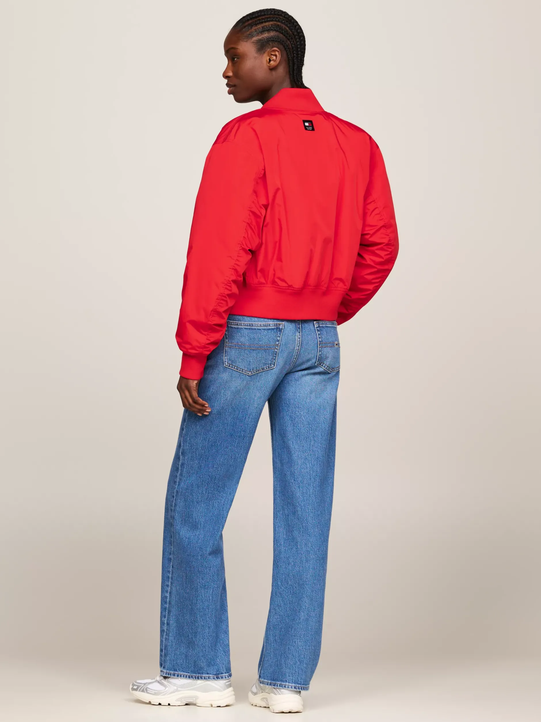 Kurtki & Płaszcze*Tommy Hilfiger Ocieplana Kurtka Bomber Z Kolekcji Essential DEEP CRIMSON
