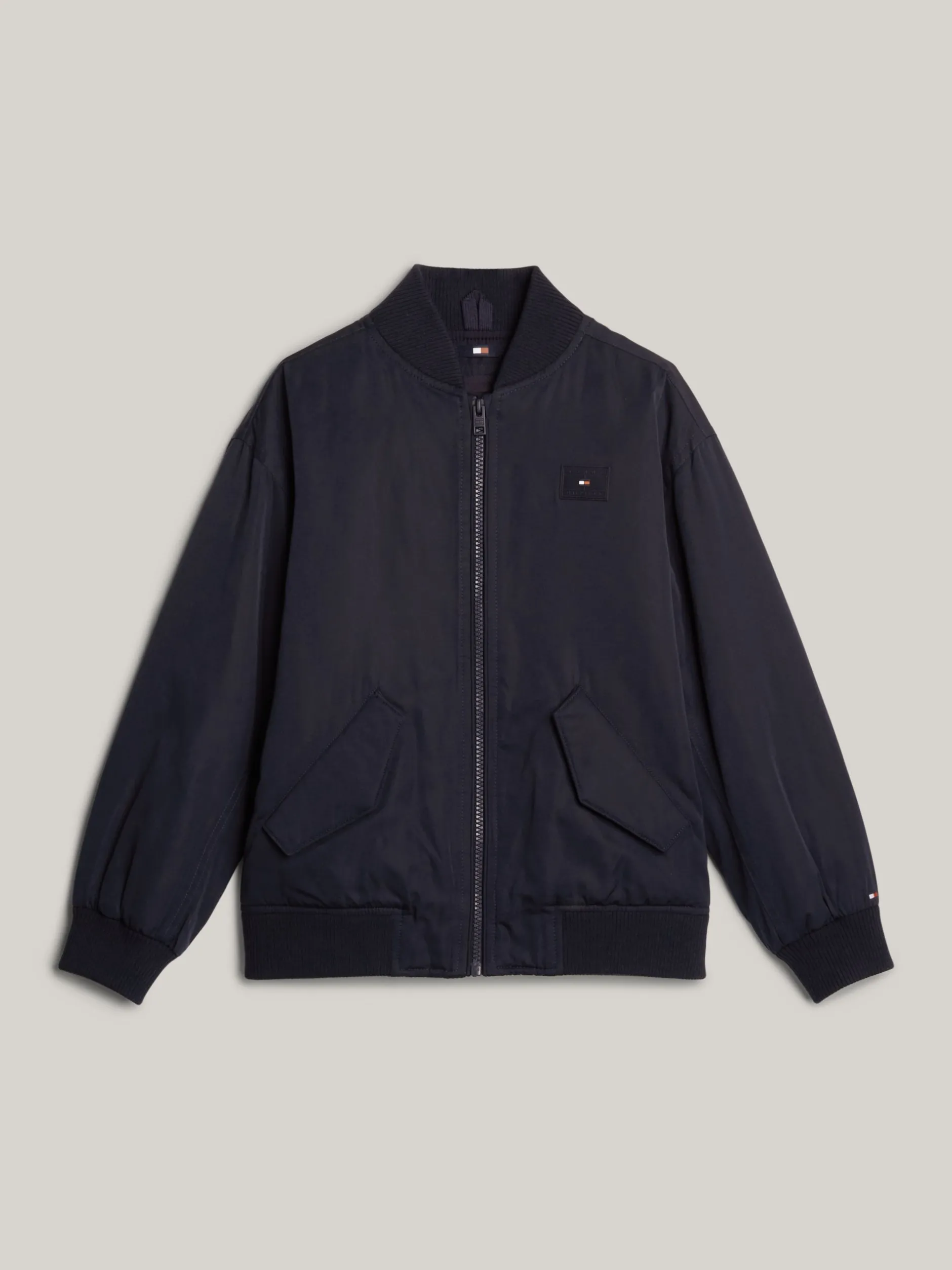Kurtki*Tommy Hilfiger Ocieplana Kurtka Bomber Z Logo Hilfiger Monotype DESERT SKY