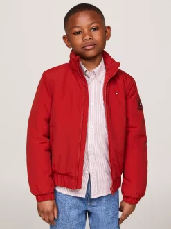 Kurtki*Tommy Hilfiger Ocieplana Kurtka Essential DARK MAGMA