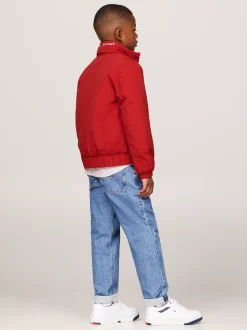 Kurtki*Tommy Hilfiger Ocieplana Kurtka Essential DARK MAGMA
