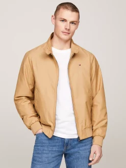 Kurtki & Płaszcze|Bomberki*Tommy Hilfiger Ocieplana Kurtka Harrington TH CLASSIC KHAKI