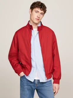 Kurtki & Płaszcze|Bomberki*Tommy Hilfiger Ocieplana Kurtka Harrington TH DARK MAGMA