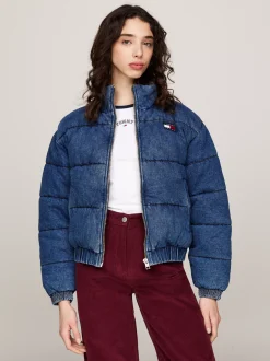 Kurtki & Płaszcze*Tommy Hilfiger Ocieplana Kurtka Jeansowa DENIM MEDIUM