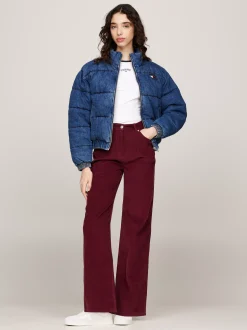 Kurtki & Płaszcze*Tommy Hilfiger Ocieplana Kurtka Jeansowa DENIM MEDIUM
