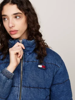 Kurtki & Płaszcze*Tommy Hilfiger Ocieplana Kurtka Jeansowa DENIM MEDIUM