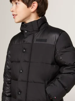 Kurtki*Tommy Hilfiger Ocieplana Kurtka O Luźnym Kroju BLACK