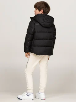 Kurtki*Tommy Hilfiger Ocieplana Kurtka O Luźnym Kroju BLACK