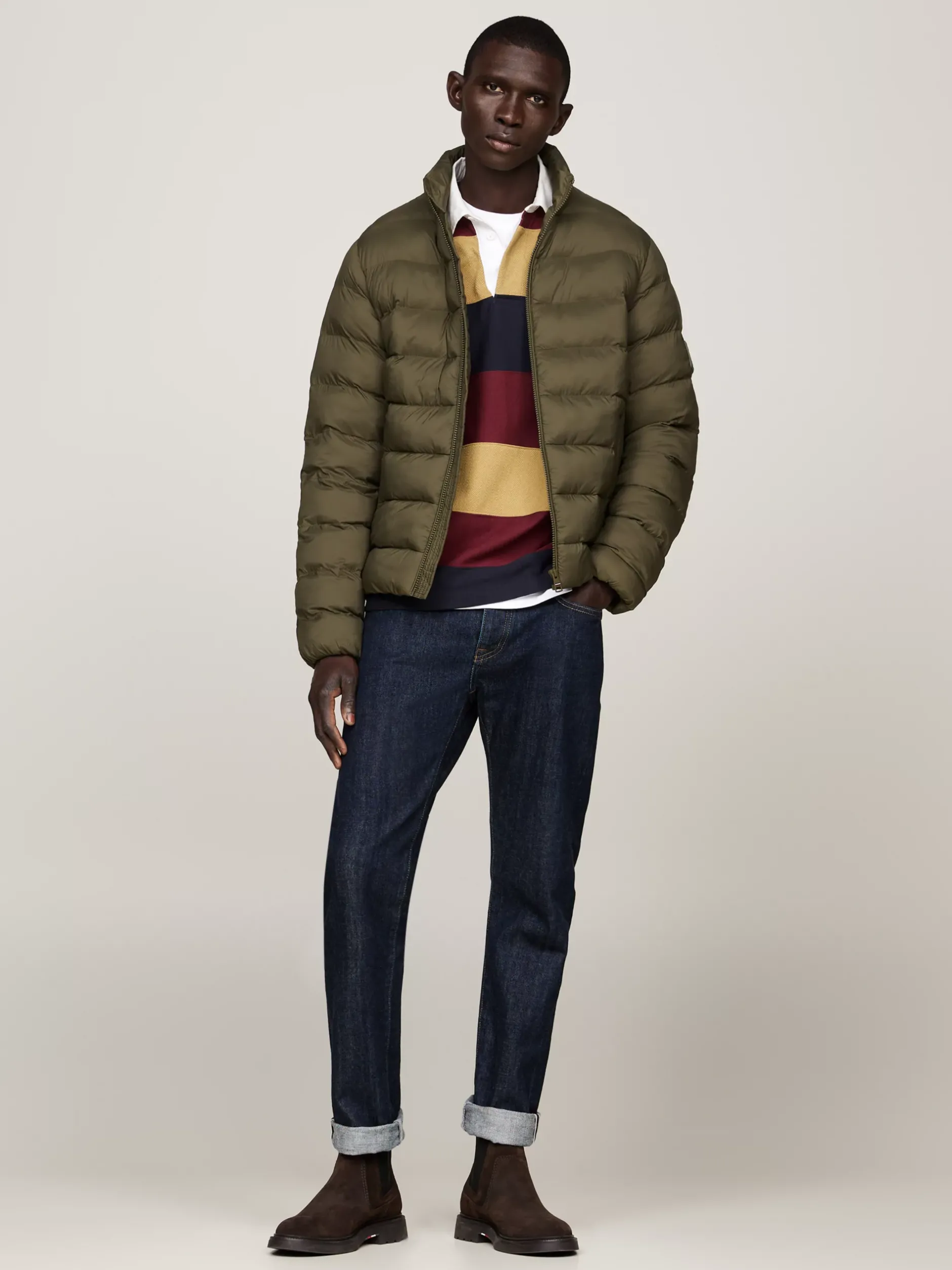 Kurtki & Płaszcze*Tommy Hilfiger Ocieplana Kurtka Z Termoizolacją ARMY GREEN