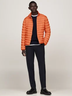 Kurtki & Płaszcze*Tommy Hilfiger Ocieplana Nieprzemakalna Kurtka BONFIRE ORANGE