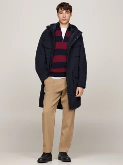 Buty Sznurowane|Buty*Tommy Hilfiger Ocieplane Botki Z Groszkowanej Skóry BLACK