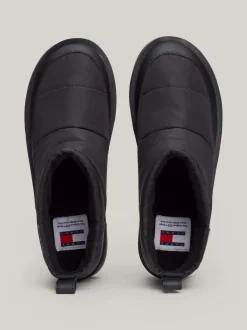 Botki Do Kostki|Botki*Tommy Hilfiger Ocieplane Buty Do Kostki Z Protektorem BLACK