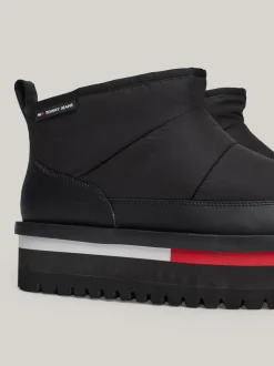 Botki Do Kostki|Botki*Tommy Hilfiger Ocieplane Buty Do Kostki Z Protektorem BLACK