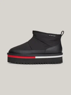 Botki Do Kostki|Botki*Tommy Hilfiger Ocieplane Buty Do Kostki Z Protektorem BLACK