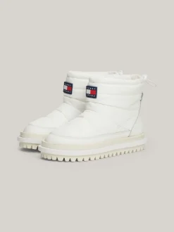 Botki Do Kostki|Botki*Tommy Hilfiger Ocieplane Buty Do Kostki Z Protektorem ECRU