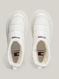 Botki Do Kostki|Botki*Tommy Hilfiger Ocieplane Buty Do Kostki Z Protektorem ECRU