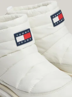 Botki Do Kostki|Botki*Tommy Hilfiger Ocieplane Buty Do Kostki Z Protektorem ECRU