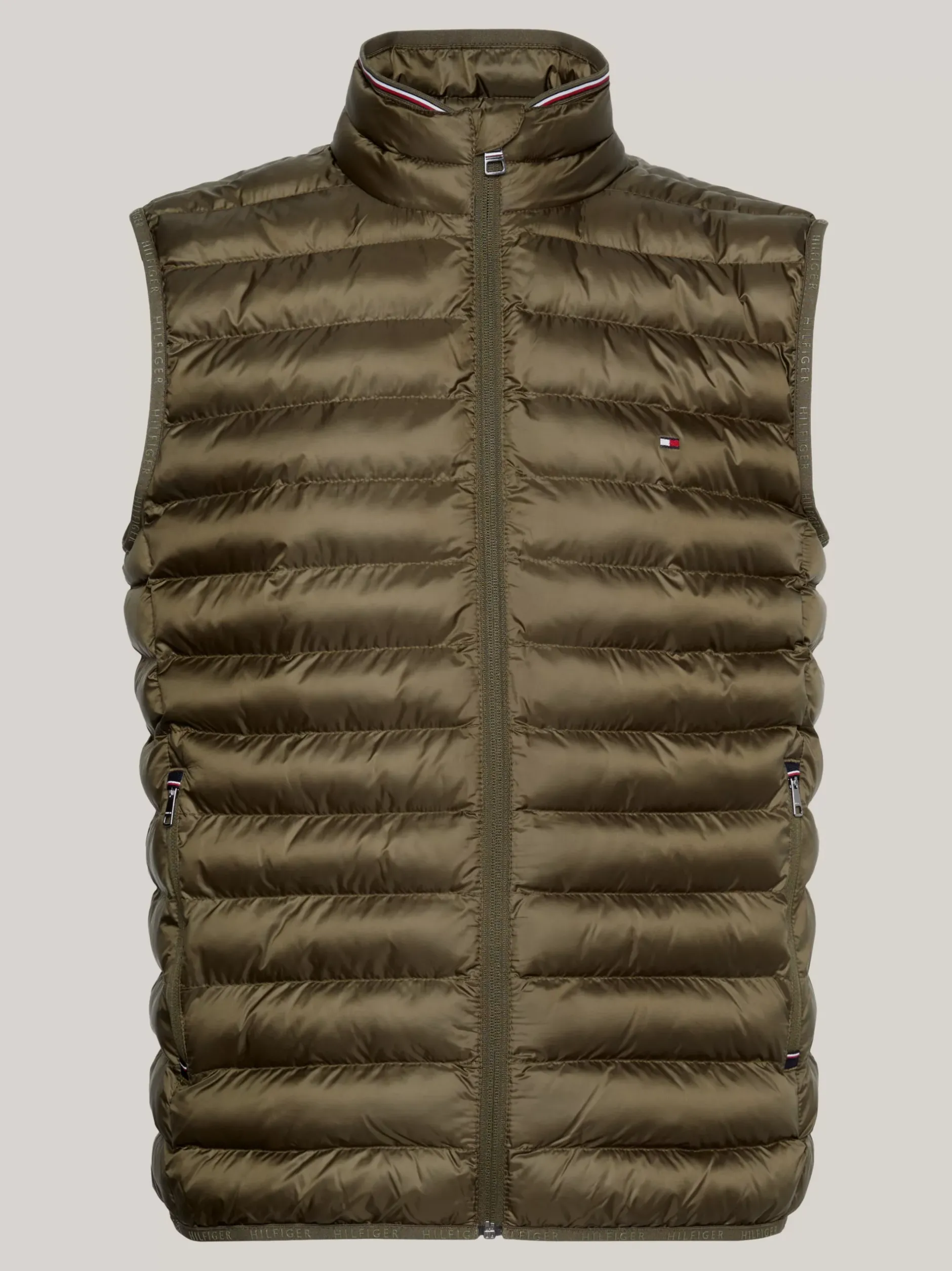 Kurtki & Płaszcze*Tommy Hilfiger Ocieplany Nieprzemakalny Bezrękawnik ARMY GREEN
