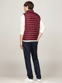 Kurtki & Płaszcze*Tommy Hilfiger Ocieplany Nieprzemakalny Bezrękawnik DEEP ROUGE