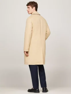 Garnitury I Kostiumy|Kurtki & Płaszcze*Tommy Hilfiger Ocieplany Płaszcz Z Kołnierzem BEIGE