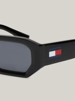 Okulary Przeciwsłoneczne|Okulary Przeciwsłoneczne*Tommy Hilfiger Ośmiokątne Okulary Przeciwsłoneczne BLACK